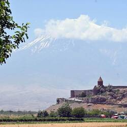 Kloster Chor Virap mit Ararat
