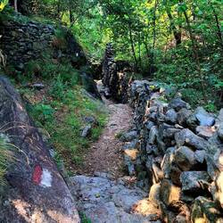 De allerlaatste echte bergpaadjes... ik ga ze missen