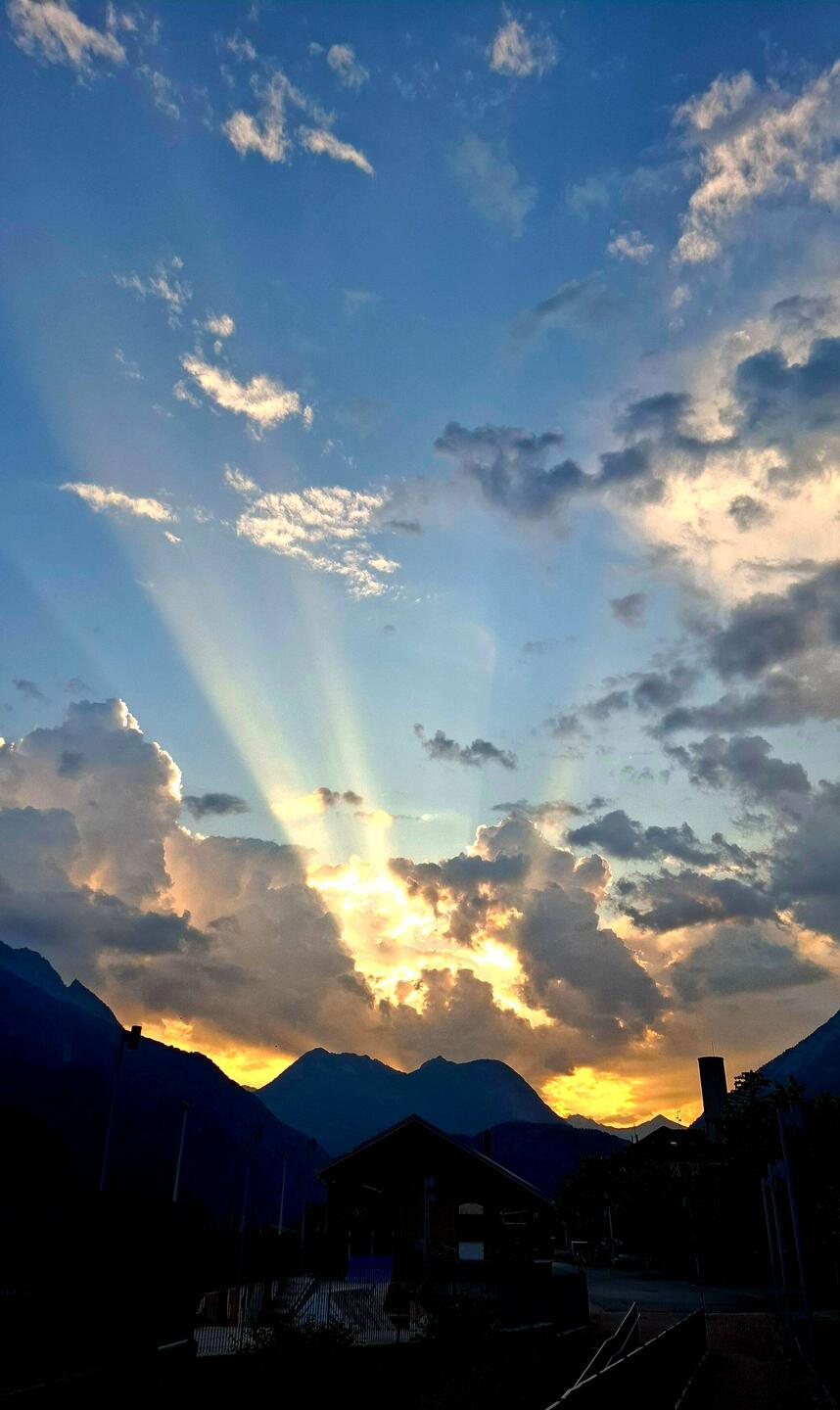 De Alpen zeggen me vaarwel