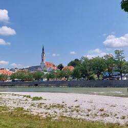 ....und haben einen schönen Blick auf Bad Tölz.