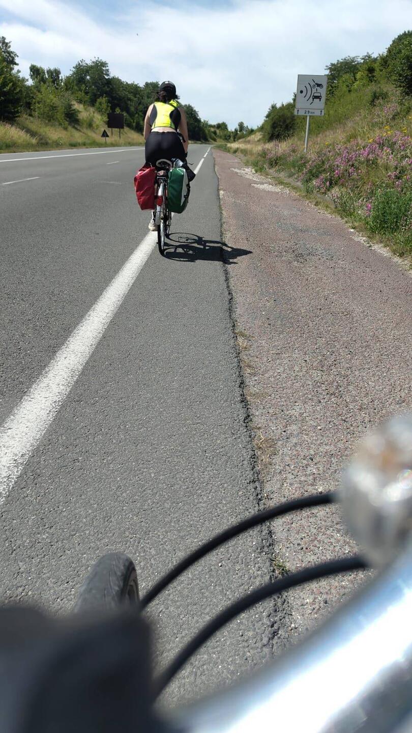 La montée dont Sylvain nous a parlé, trop facile ! 🥵