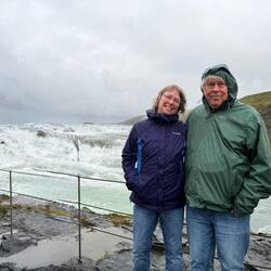 Gullfoss waterfall - in the mist