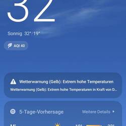 Um halb 9 einfach immer noch 32 Grad 🔥