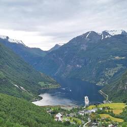 Geiranger und Fjord