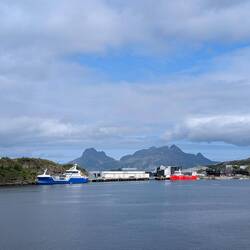 Blick aus dem Hafen