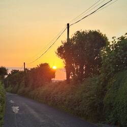 First Irish sunset we have seen