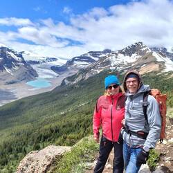 ... und da ging's ganz schön runter...