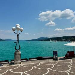 die Promenade in Velden