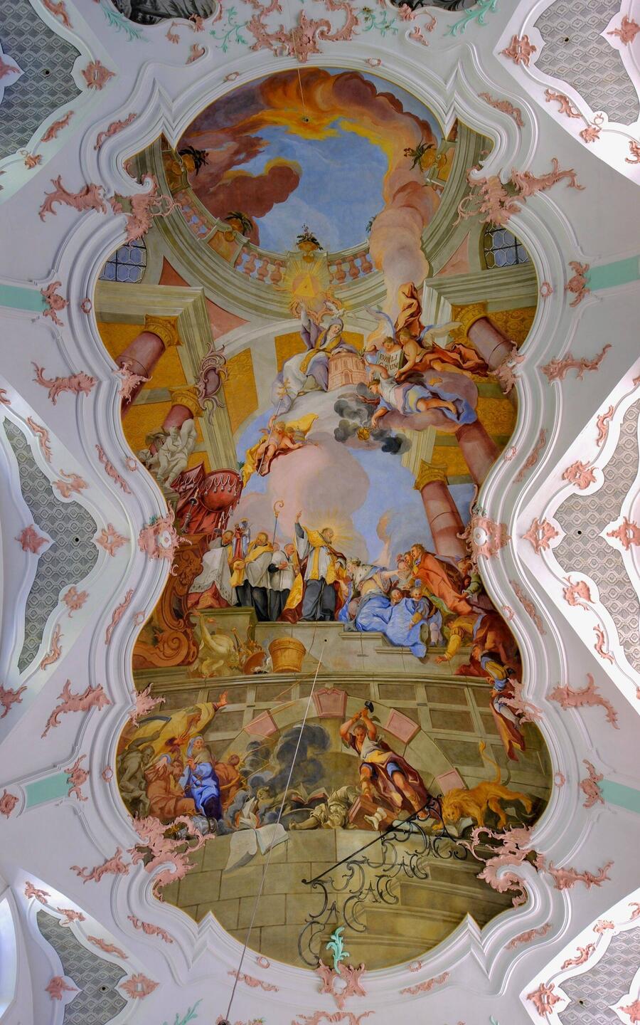 Deckengemälde Seitenflügel Kloster St. Emeram