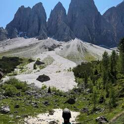 This side of the range was quite rocky