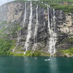 Wasserfälle "Die sieben Schwestern"