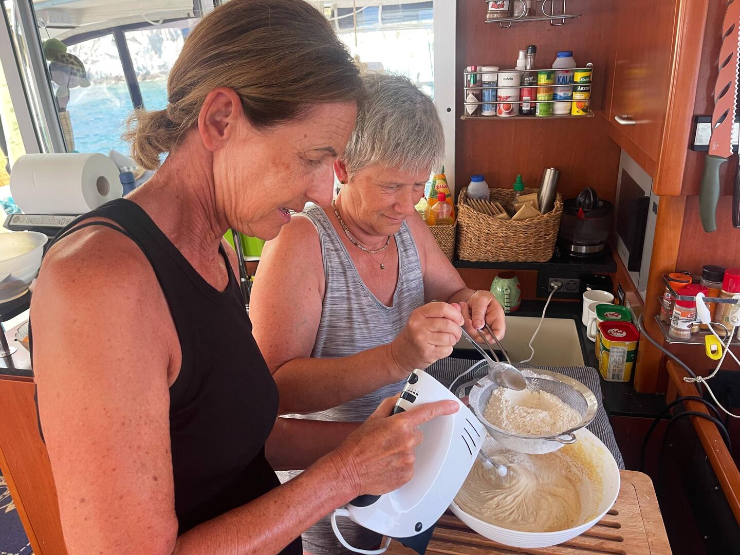 Baba und Karin in Action