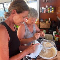Baba und Karin in Action