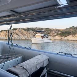 Tolles Motorboot der French Connection