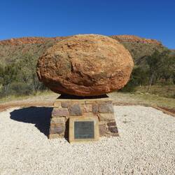 Rev. Dr. John Flynn grave (his ashes are buried here)