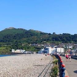 Strolling on the promenade
