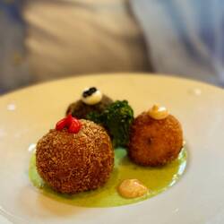 Selektion von Arancini für Max