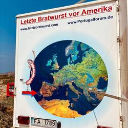 Die letzte Bratwurst vor Amerika (südwestlicher Punkt Europas)