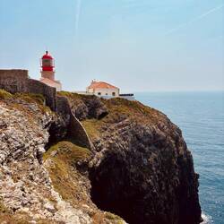 „Leuchtturm am Cap von Sao Vicente“