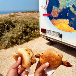 Die letzte Bratwurst vor Amerika (südwestlicher Punkt Europas)