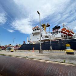 We cross another Algoma Corp vessel in another double Lock