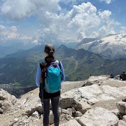 The climb was worth it for this view!