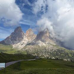 So many clouds rolling through!