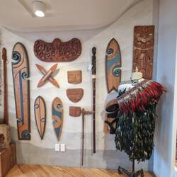 At the Auckland museum