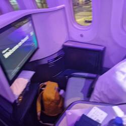 Air Nz business class seats