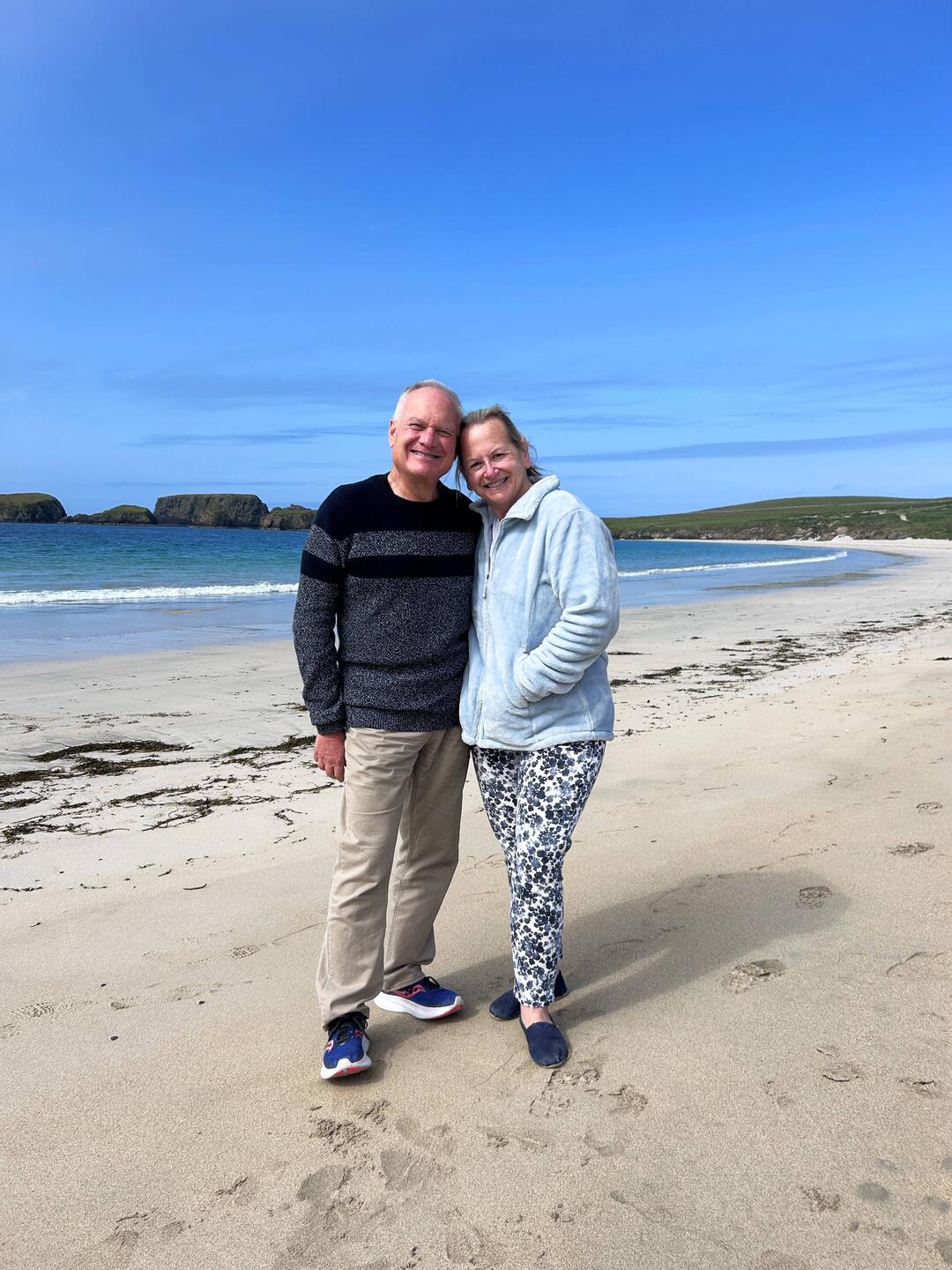 St Nonians Isle Beach