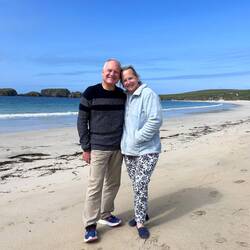 St Nonians Isle Beach