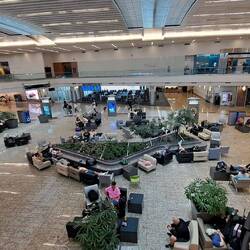 Im Internationalen Terminal.