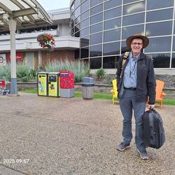 At Kelowna airport ready to go