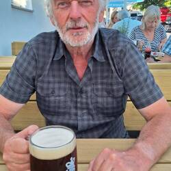 Zum Tagesabschluss ein Tegernseer Dunkel.