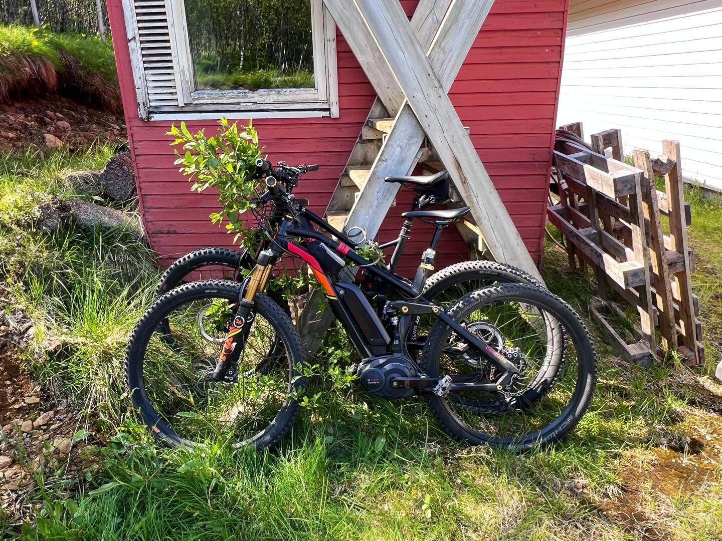 Mit dem Bike zum Ausgangspunkt der Wanderung