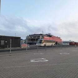 Unser Schiff nach Norwegen.