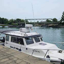 On the Erie Canal waiting for a weather window to open 4 days