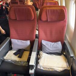 Our emergency exit seats on JL783.