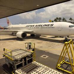 JL618J at the gate in HNL.