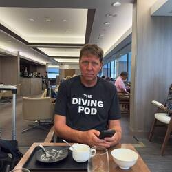 At the Sakura Lounge in HNL.