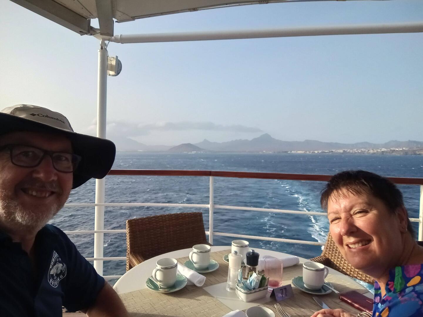 Breakfast as we leave Cape Verde 😭