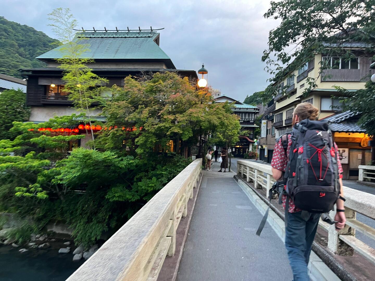 Arriving in Hakone