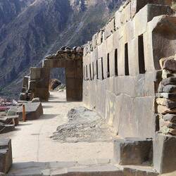 Inkamauern in Ollantaytambo