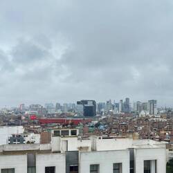 Winter im Lima Sicht aus dem 16. Stockwerk