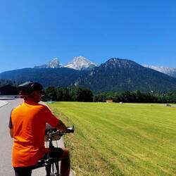 Die letzten Kilometer hoch zum Königssee bei 30 Grad im Schatten.