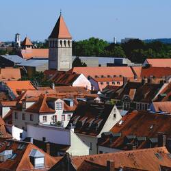 Die Dächer von Regensburg