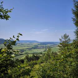 Blick über das Wutachtal.