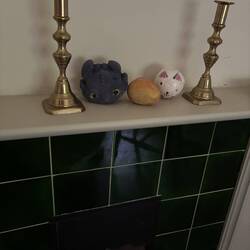 Original fireplace - shame it's blocked up !