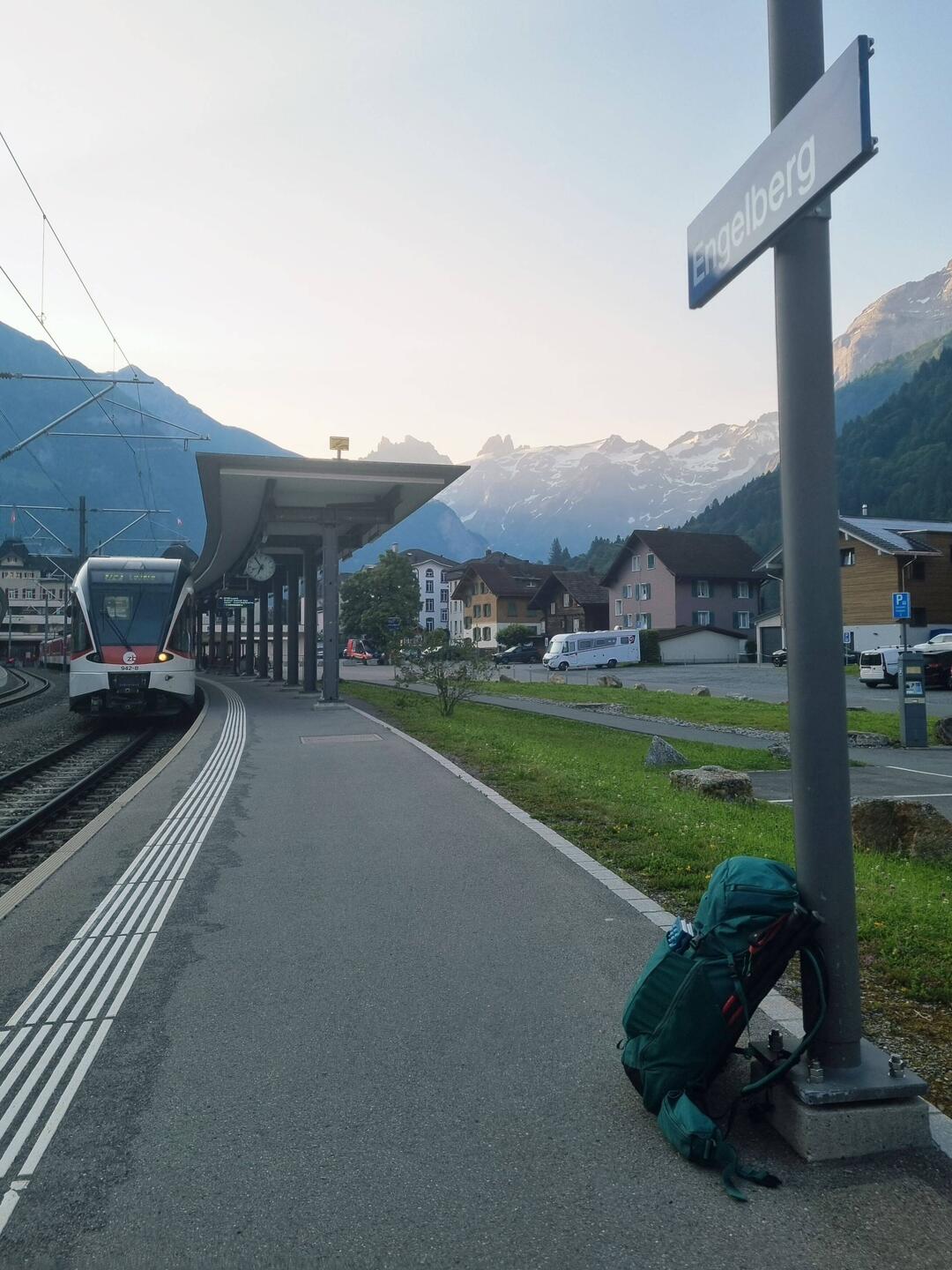 Jetzt geht's los: Tschüss Engelberg!