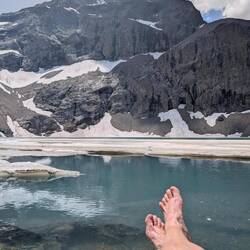 Aber d Bei hei mir scho churz dri gha😉